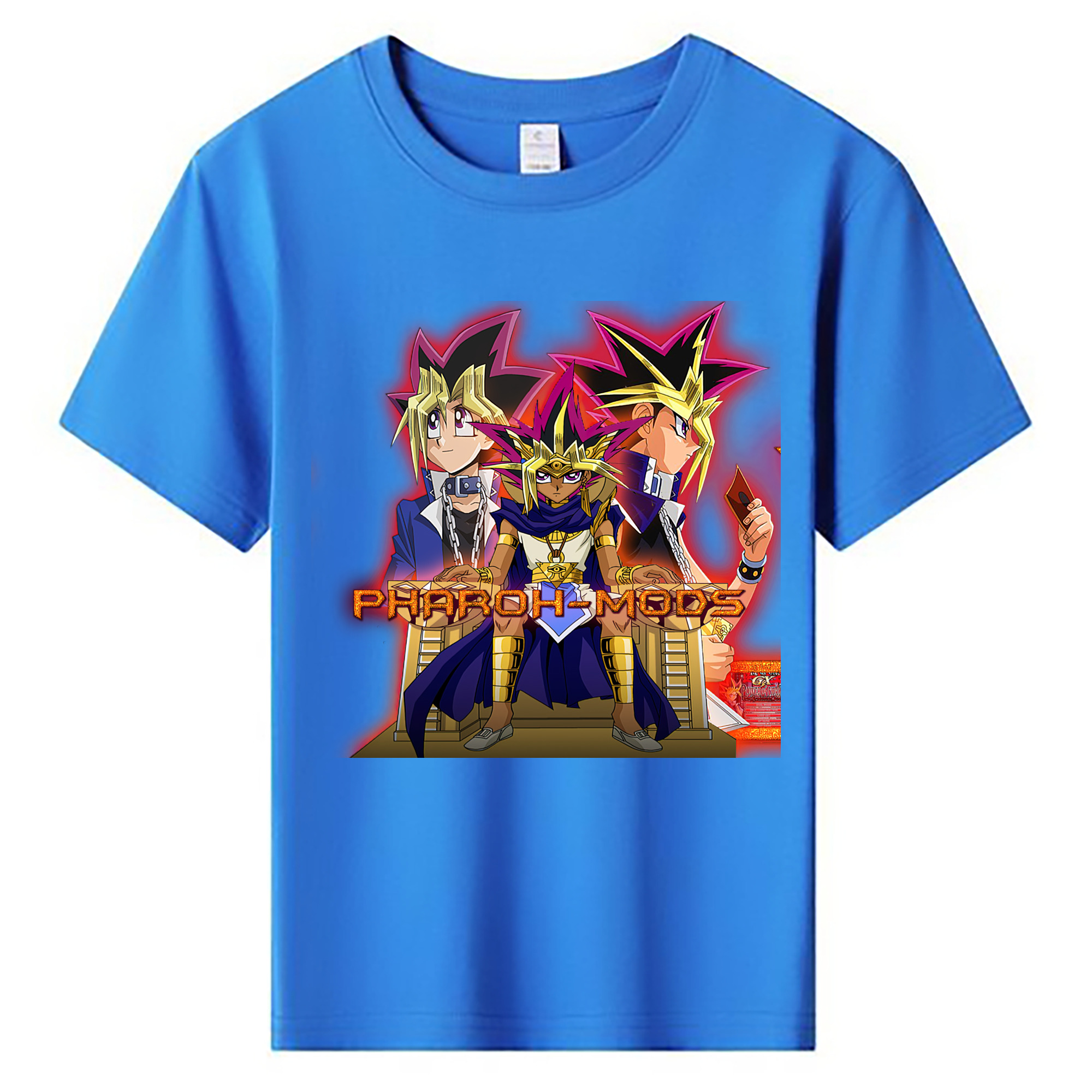 （画像用） 遊☆戯☆王 Yu-Gi-Oh! 綿100％キッズTシャツ（フロントプリント）